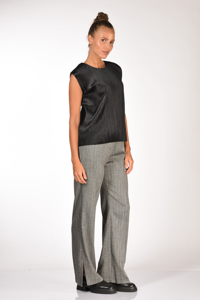 Forte Forte Top Velvet Nero Donna - 4