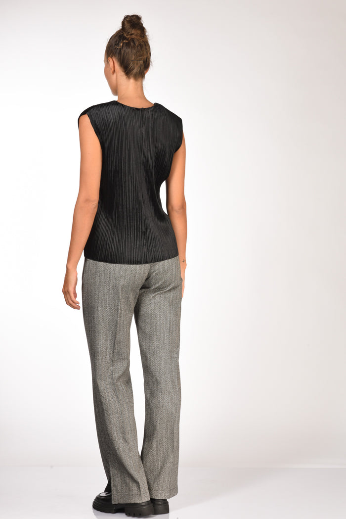 Forte Forte Top Velvet Nero Donna - 5
