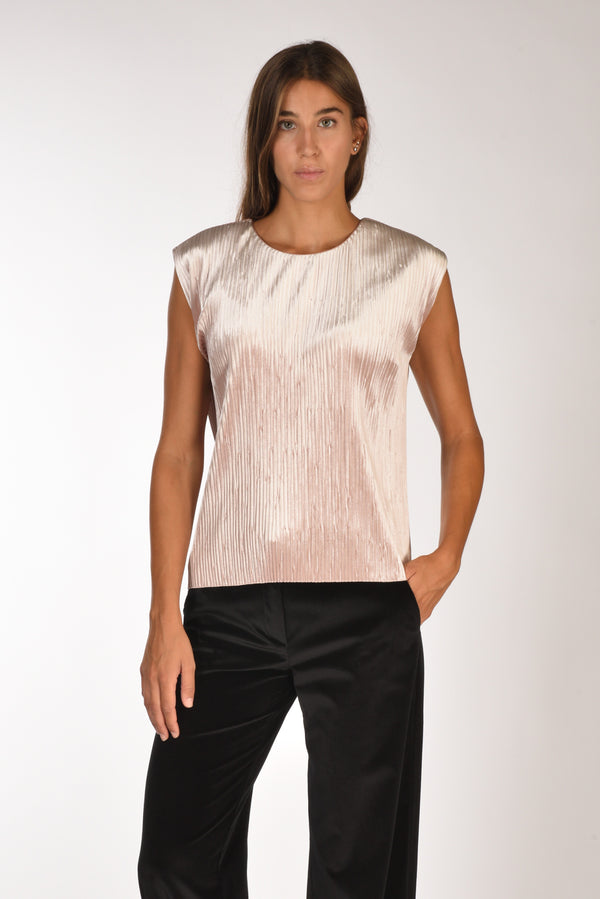 Forte Forte Top Velvet Rosa Donna