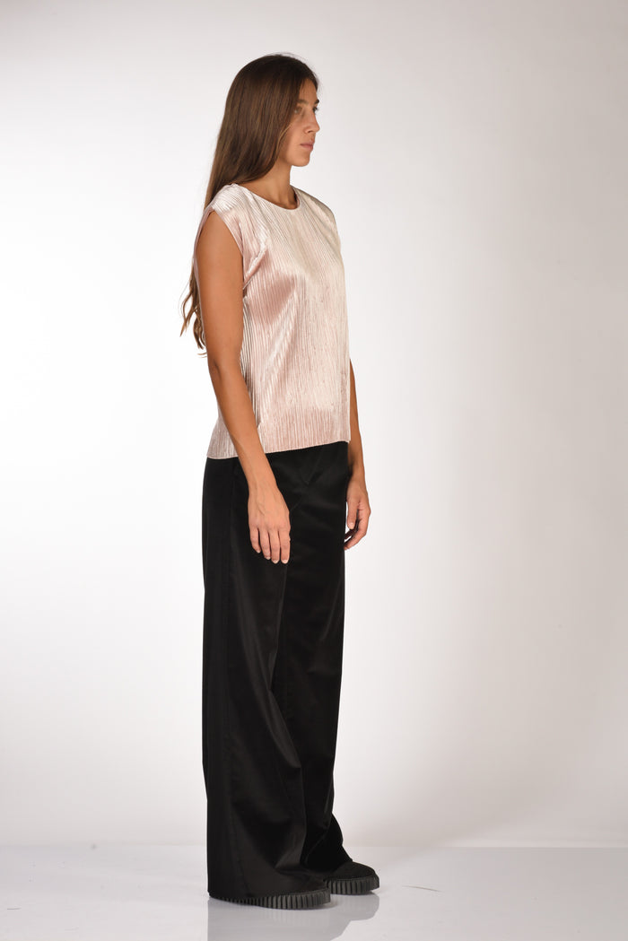 Forte Forte Top Velvet Rosa Donna - 4