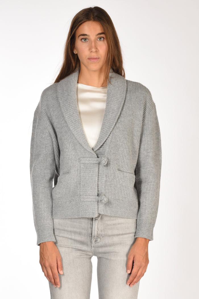 Forte Forte Maglia Cardigan Grigio Donna - 2