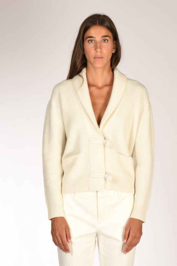Forte Forte Maglia Cardigan Bianco Donna-2