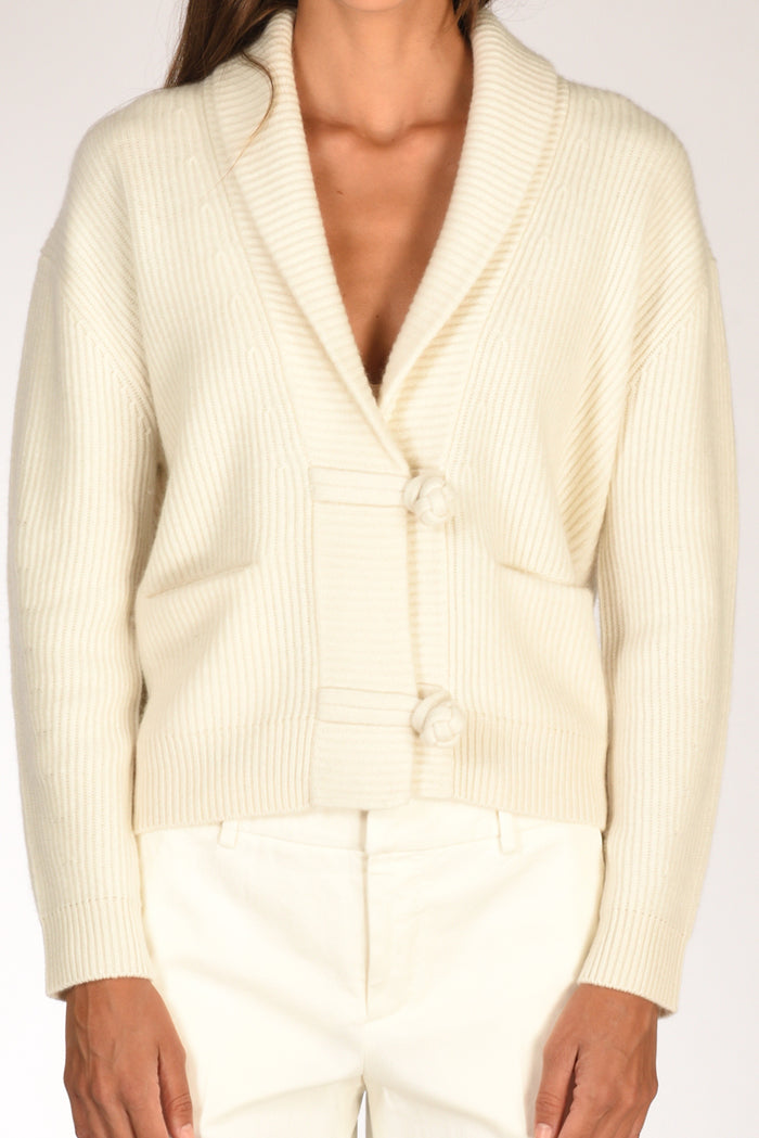 Forte Forte Maglia Cardigan Bianco Donna - 3