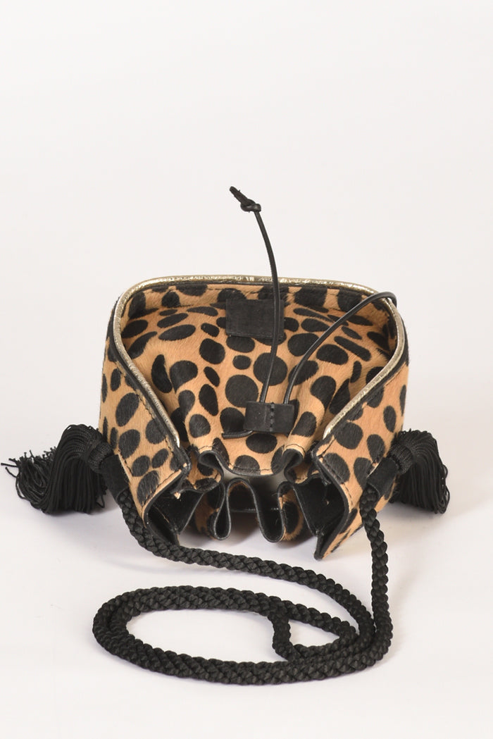Forte Forte Borsa My Pepita Beige/nero Donna - 5
