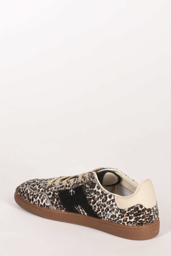 Hogan Sneakers Cool Beige/nero Donna - 4