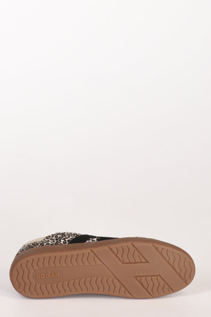 Hogan Sneakers Cool Beige/nero Donna - 5