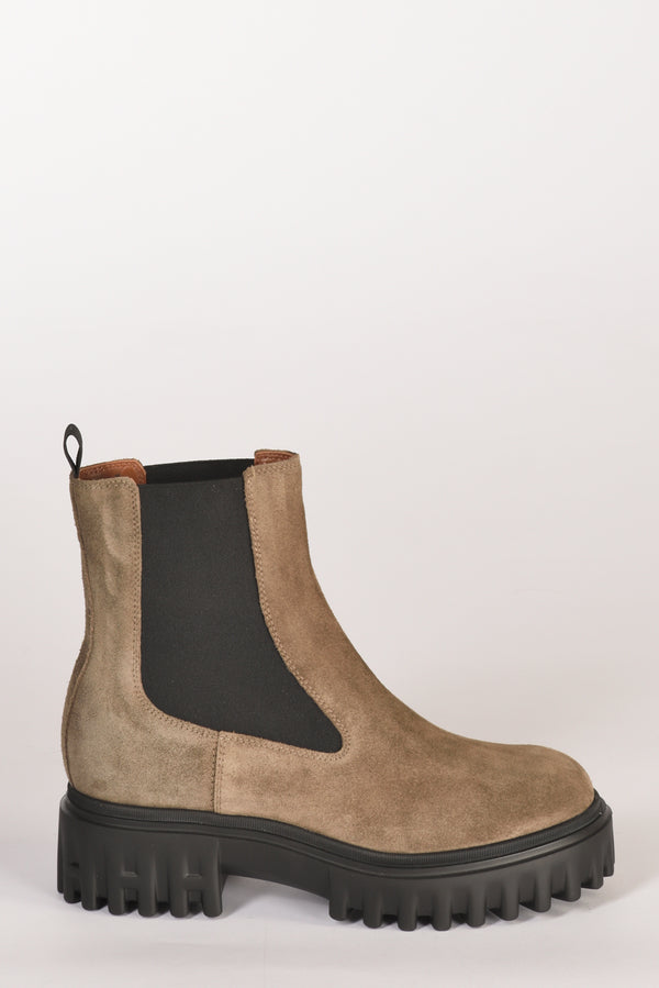 Hogan Chelsea H700 Beige Scuro Donna