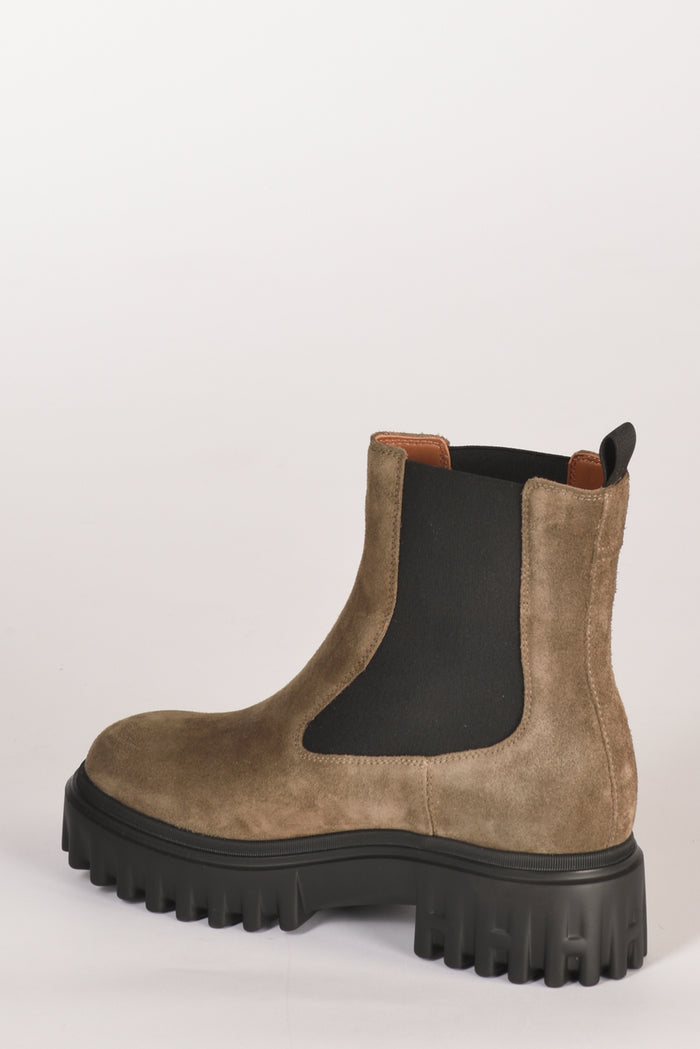 Hogan Chelsea H700 Beige Scuro Donna - 4