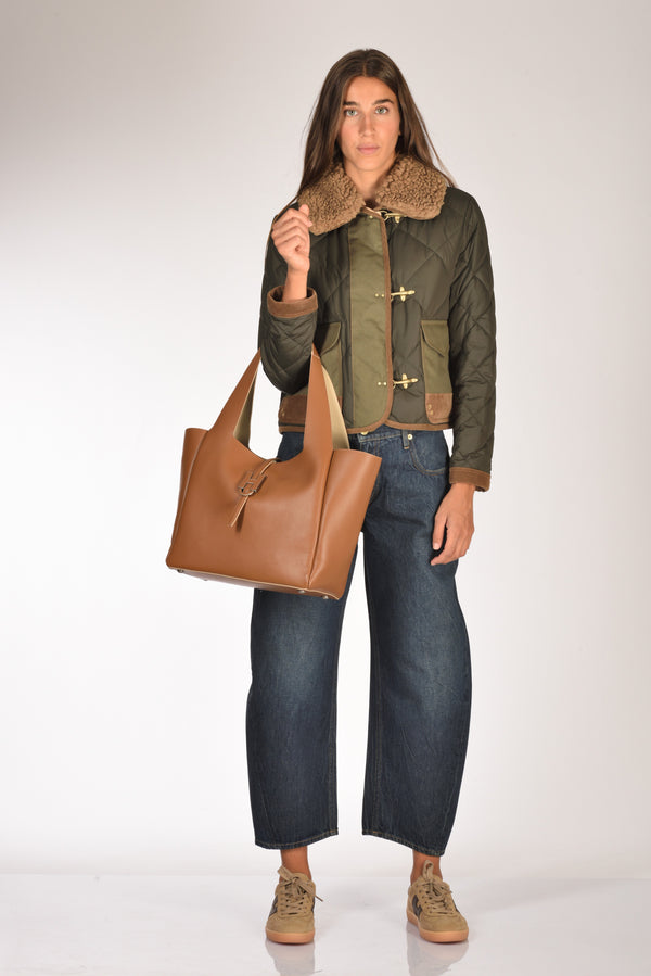 Hogan Shopping Bag H01x Beige Cuoio Donna-2