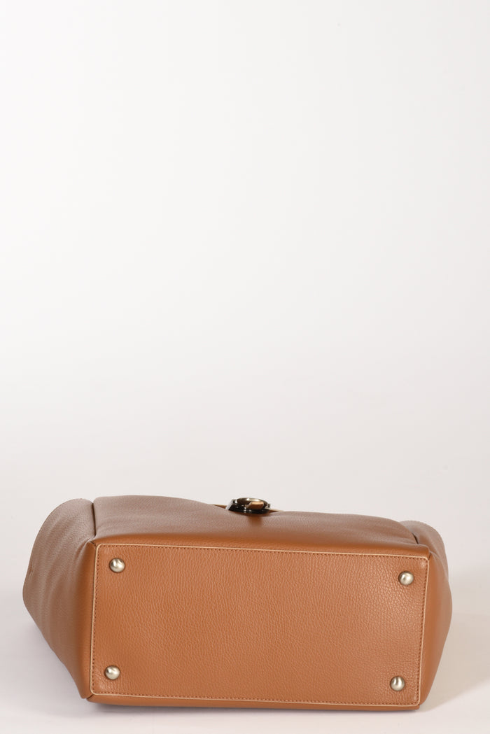 Hogan Shopping Bag H01x Beige Cuoio Donna - 6