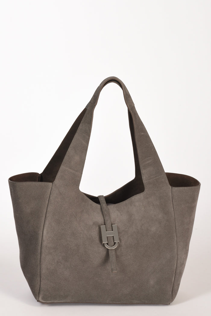 Hogan Shopping Bag H01x Grigio Donna - 1