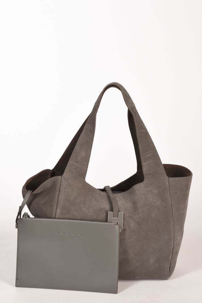 Hogan Shopping Bag H01x Grigio Donna - 2