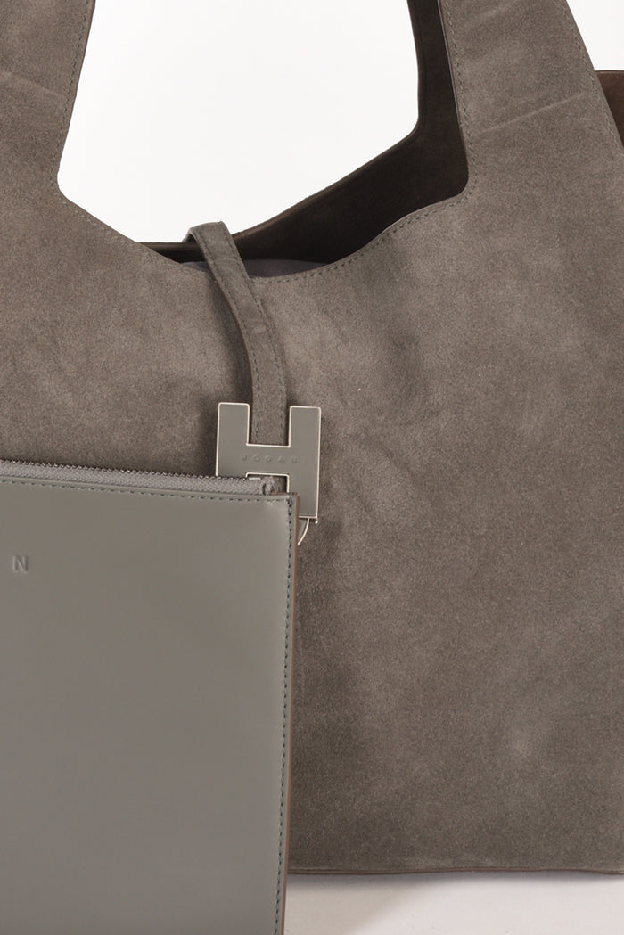 Hogan Shopping Bag H01x Grigio Donna - 3