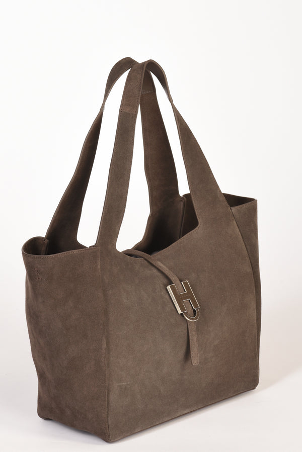 Hogan Shopping Bag H01x Marrone Donna-2