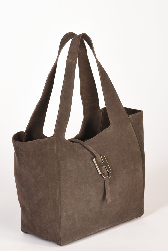 Hogan Shopping Bag H01x Marrone Donna - 3
