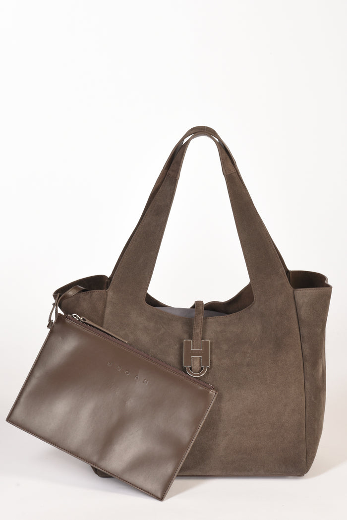 Hogan Shopping Bag H01x Marrone Donna - 7
