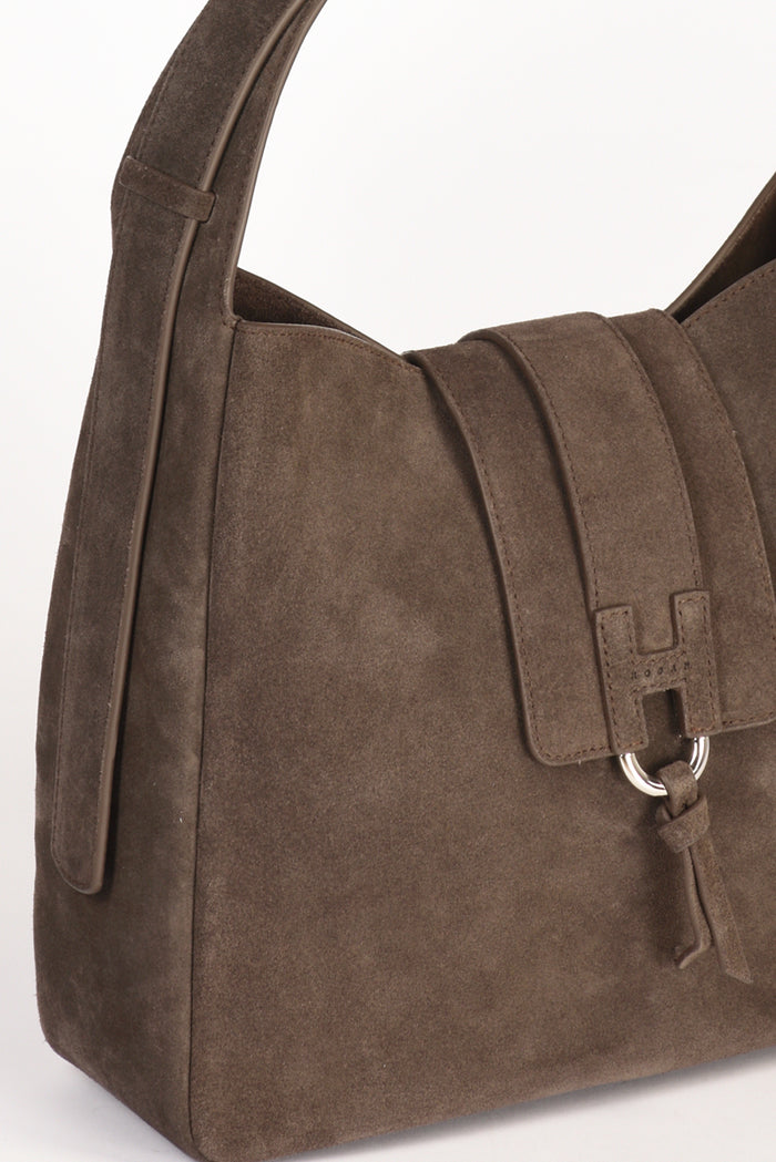 Hogan Hobo H01x Marrone Donna - 3