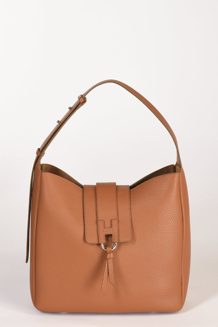 Hogan Hobo H01x Beige Cuoio Donna - 1