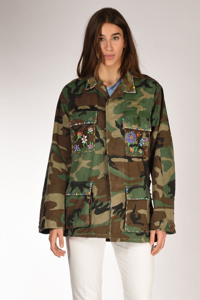 Gabriele Bellini Giacca Mimetica Verde/multicolor Donna - 2