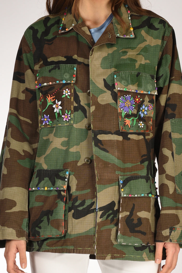 Gabriele Bellini Giacca Mimetica Verde/multicolor Donna - 3