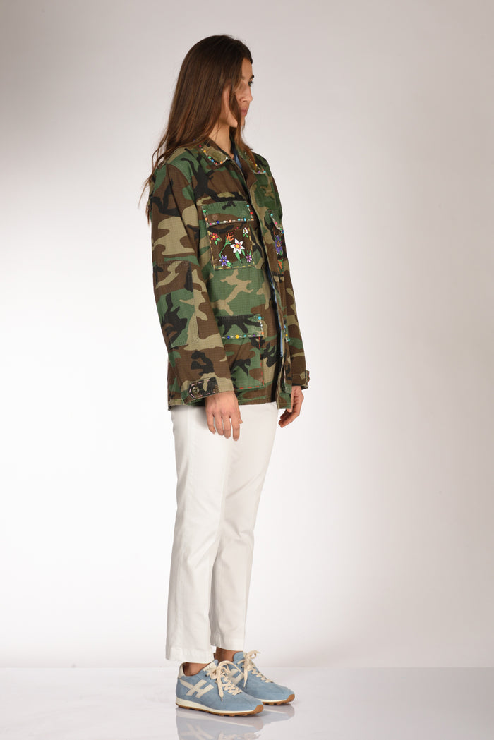 Gabriele Bellini Giacca Mimetica Verde/multicolor Donna - 4