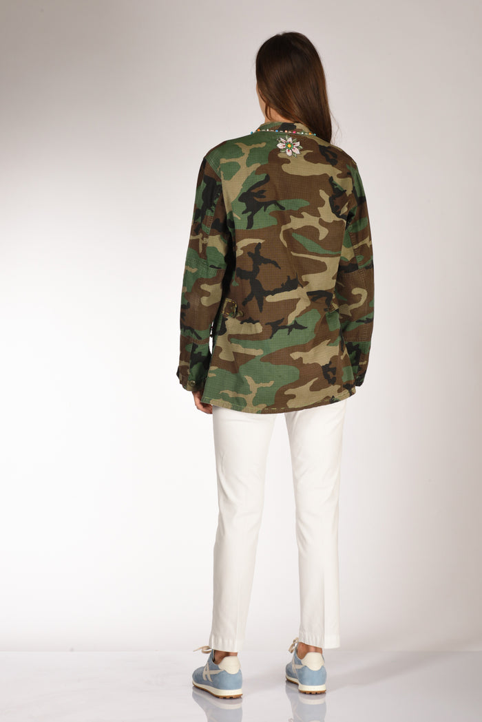 Gabriele Bellini Giacca Mimetica Verde/multicolor Donna - 5