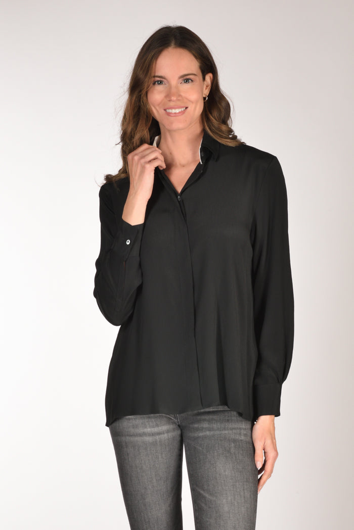 Sarte Pettegole Camicia Nero Donna - 1