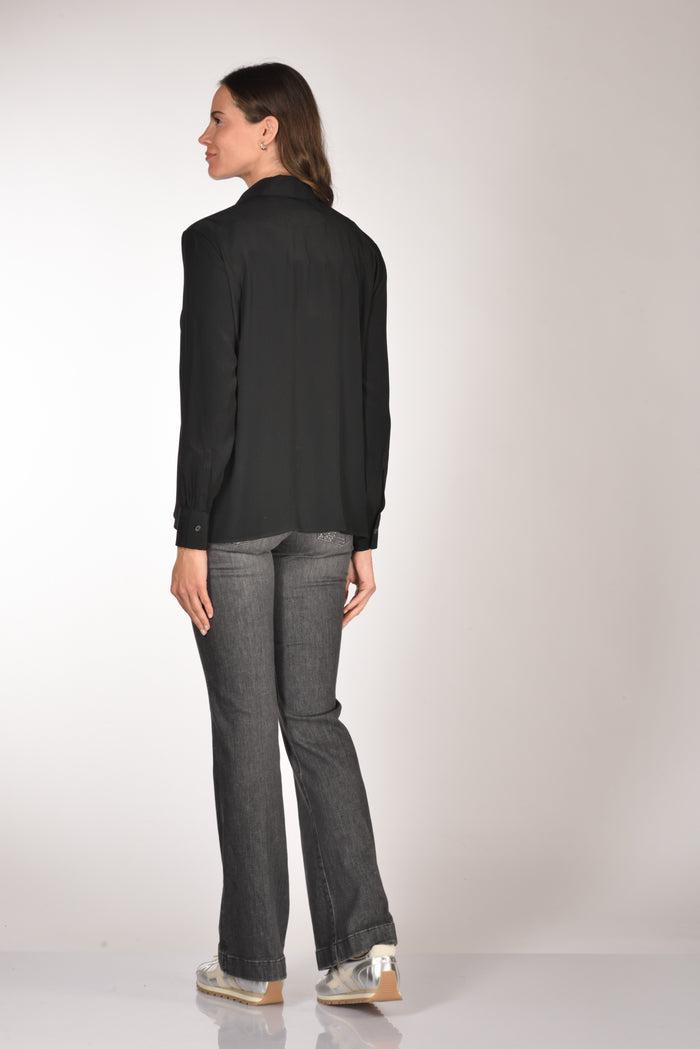 Sarte Pettegole Camicia Nero Donna - 5