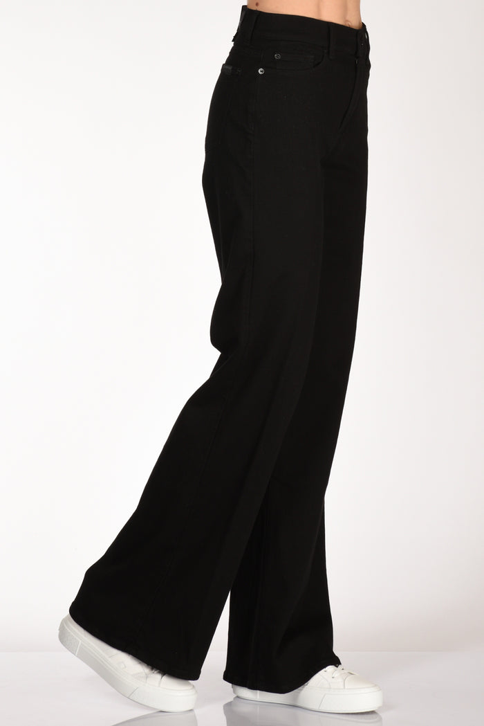 7 For All Mankind Jeans Lotta Nero Donna - 1