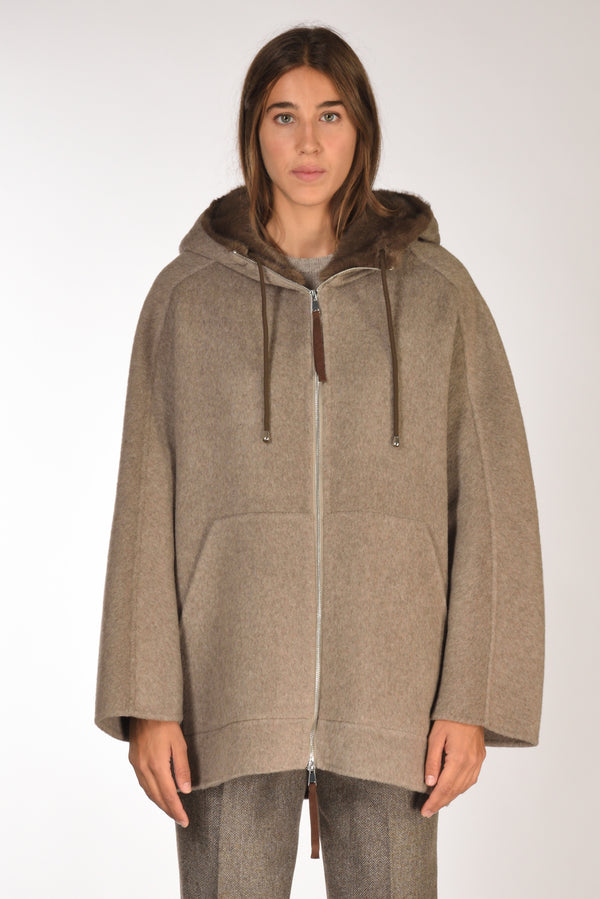 Ava Adore Giacca Zippata Beige Grigiato Donna-2