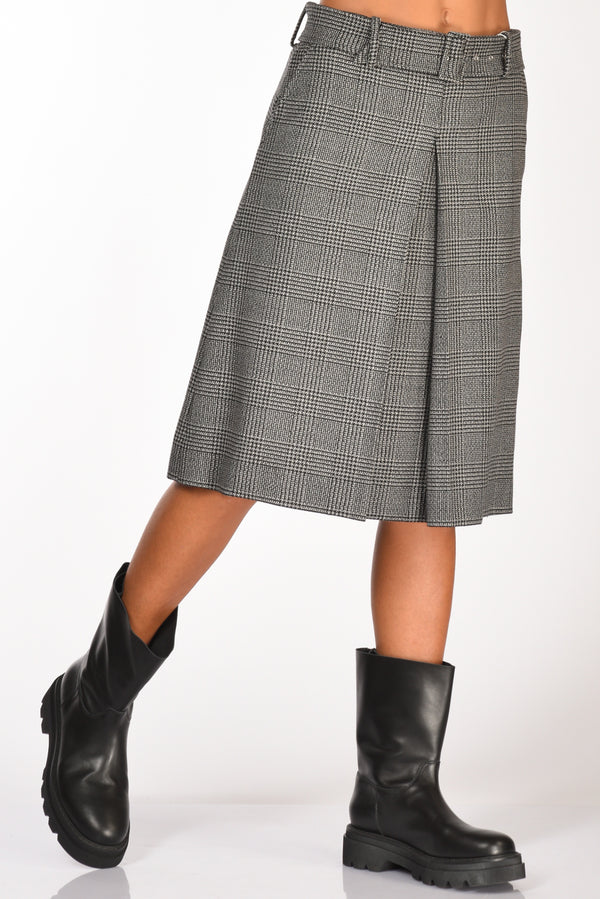 Incotex Slowear Gonna Kate Nero/grigio Chiaro Donna-2