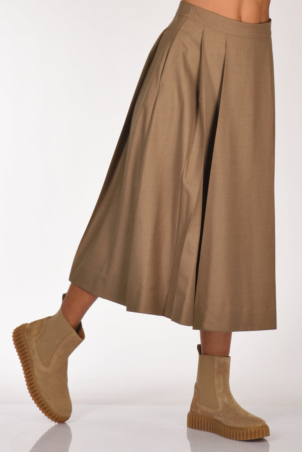 Incotex Slowear Gonna Michi Beige Scuro Donna
