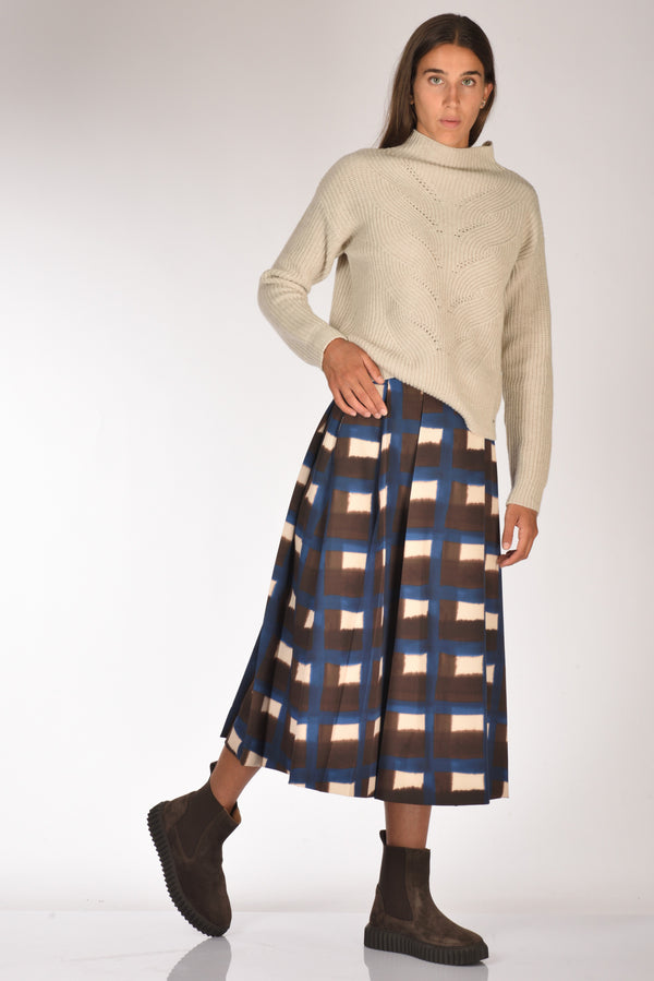 Incotex Slowear Gonna Michi Marrone/blu Donna