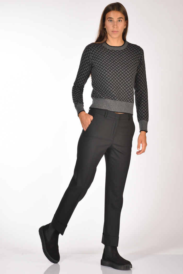 Incotex Slowear Pantalone Nevet Nero Donna - 2