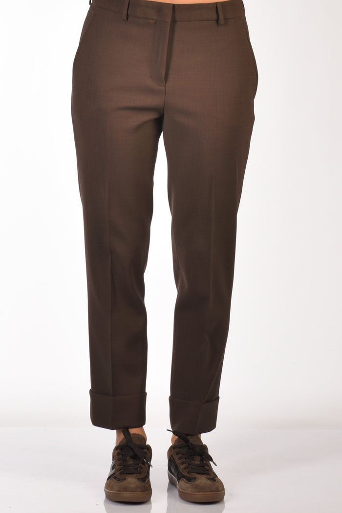 Incotex Slowear Pantalone Nevet Marrone Donna - 3
