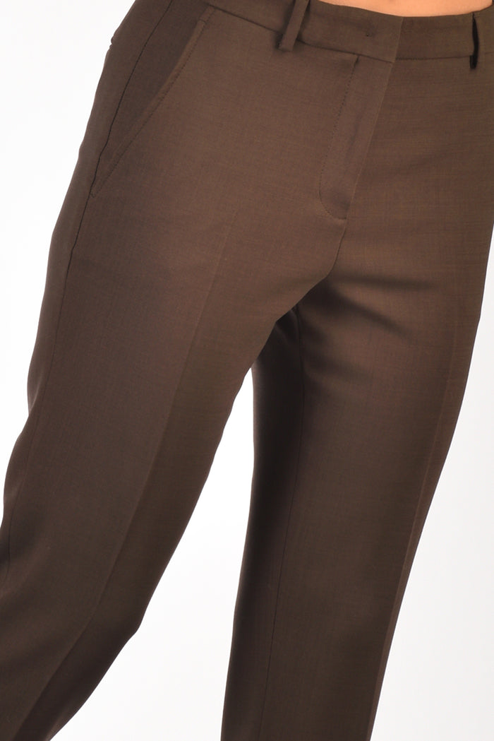 Incotex Slowear Pantalone Nevet Marrone Donna - 4