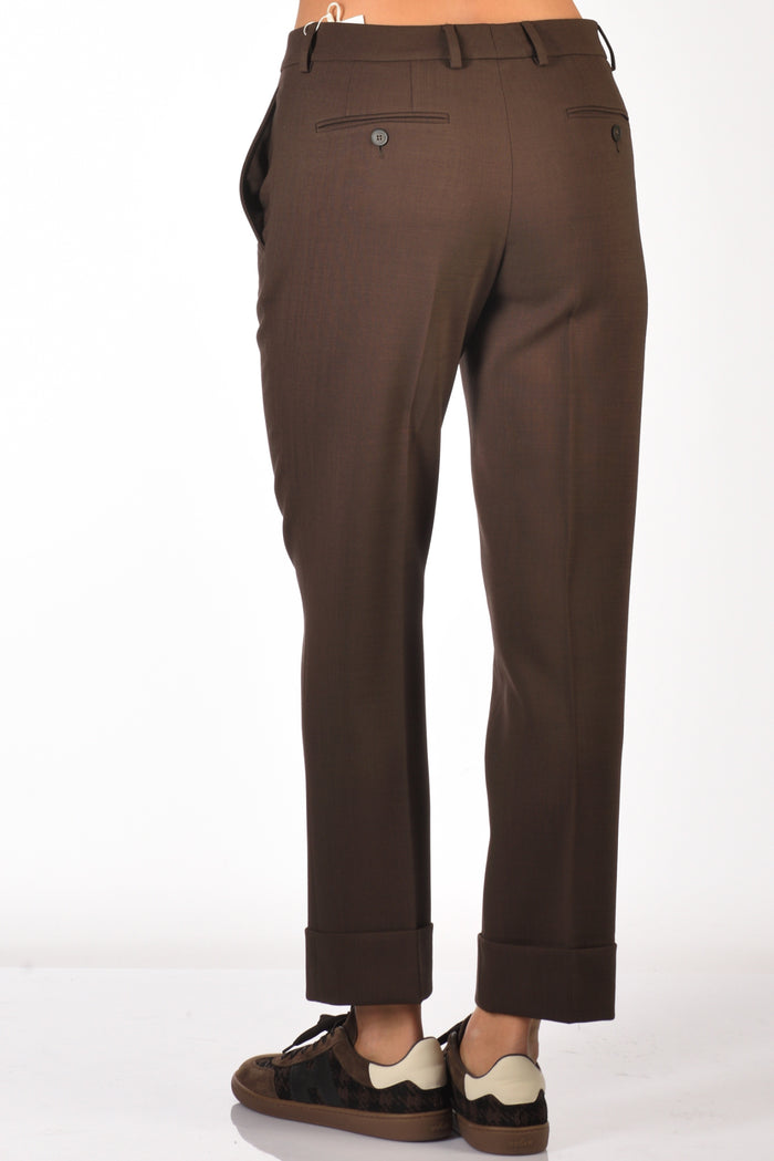 Incotex Slowear Pantalone Nevet Marrone Donna - 6