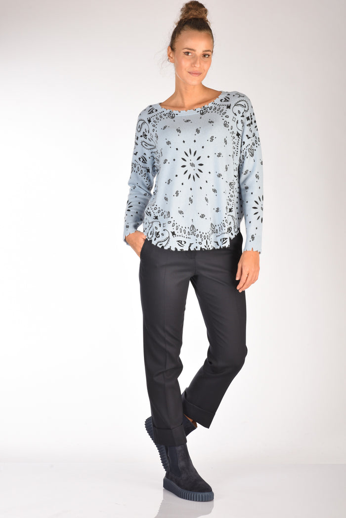 Incotex Slowear Pantalone Nevet Blu Donna - 2