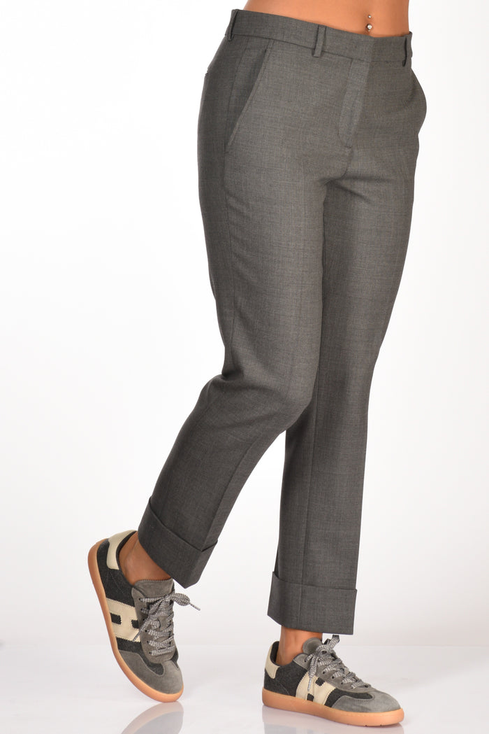 Incotex Slowear Pantalone Nevet Grigio Scuro Donna - 1