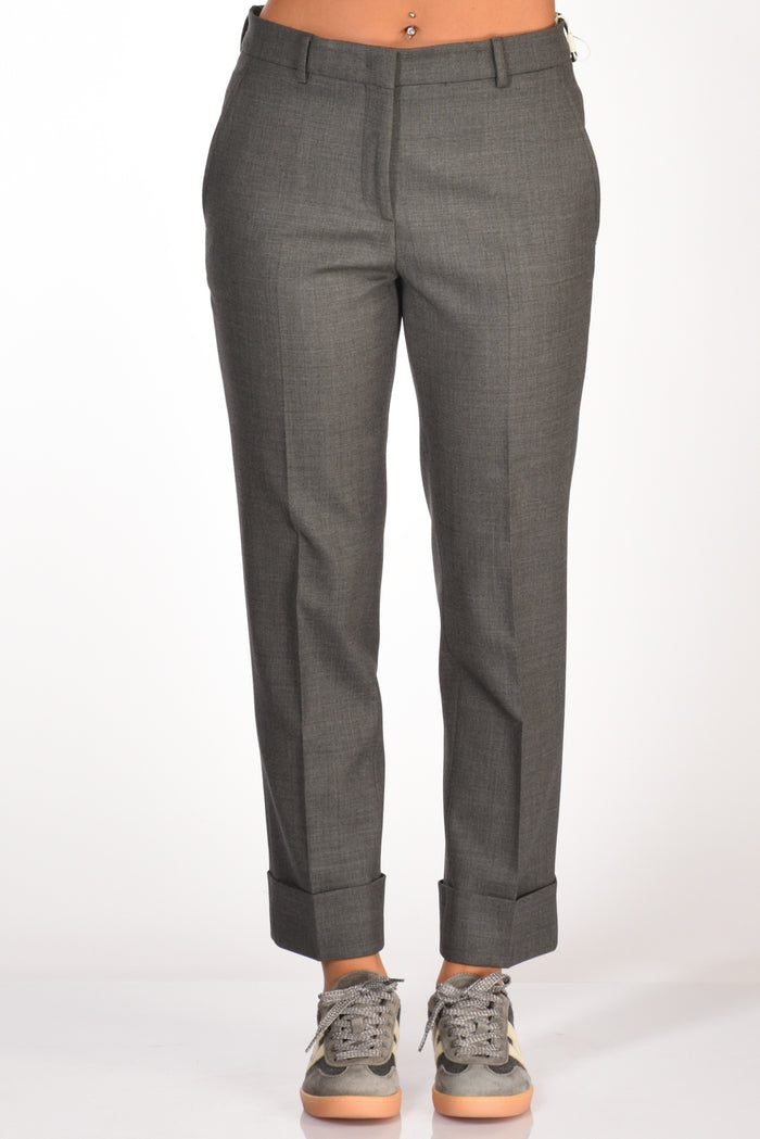Incotex Slowear Pantalone Nevet Grigio Scuro Donna - 3