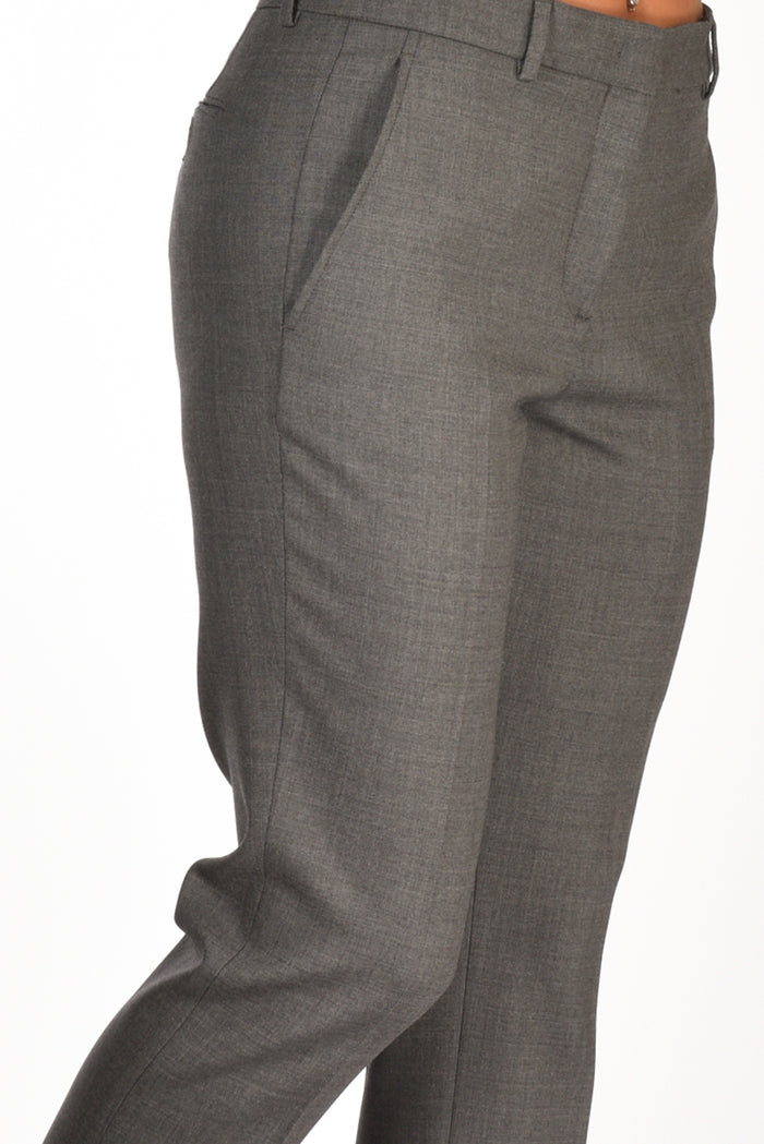 Incotex Slowear Pantalone Nevet Grigio Scuro Donna - 5
