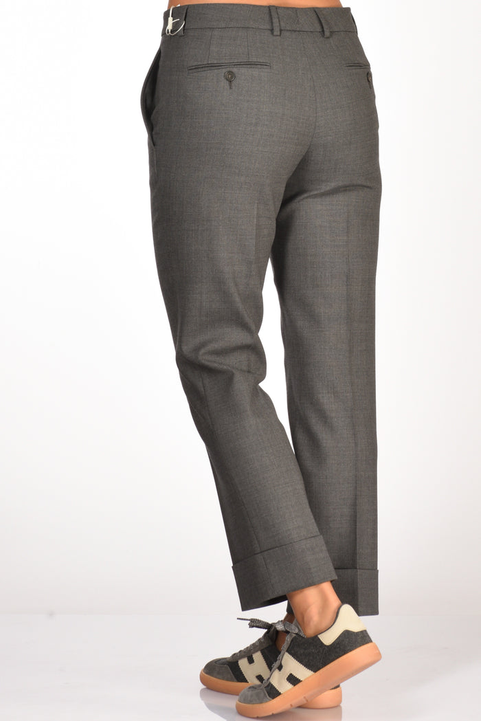 Incotex Slowear Pantalone Nevet Grigio Scuro Donna - 6