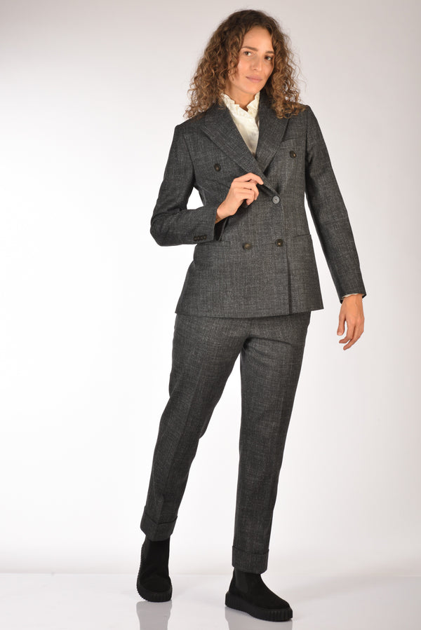 Incotex Slowear Pantalone Nevet Grigio Scuro Donna-2