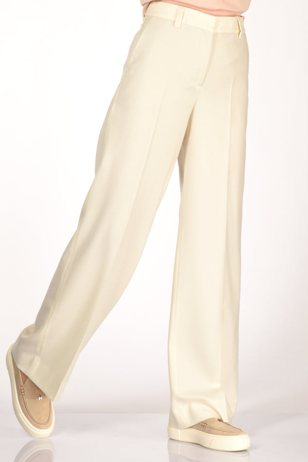 Incotex Slowear Pantalone Neera Bianco Naturale Donna