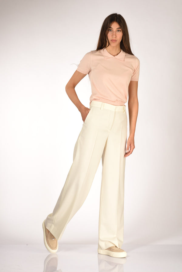 Incotex Slowear Pantalone Neera Bianco Naturale Donna-2