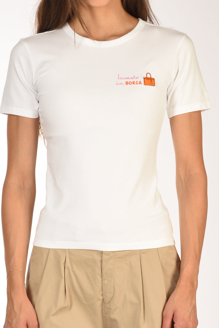 Mc2 Saint Barth Tshirt Esme Bianco Donna - 3