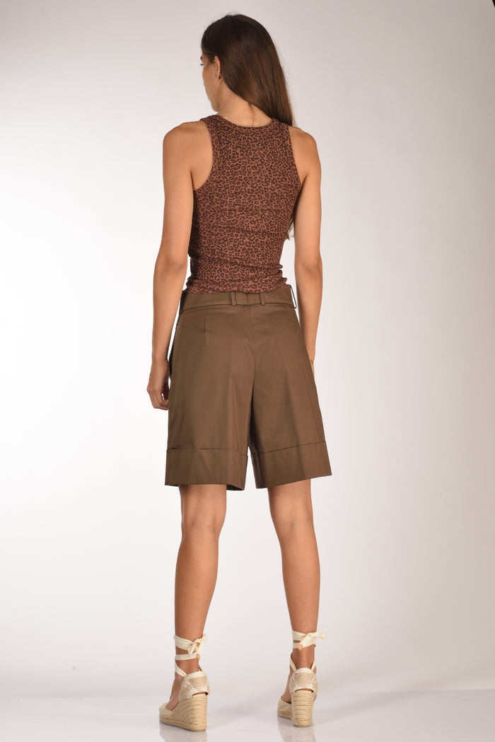 Mc2 Saint Barth Canotta Ada Marrone Donna - 5