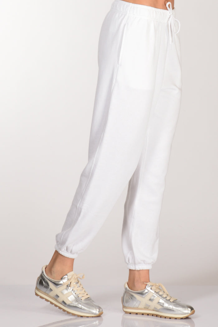 Polo Ralph Lauren Pantaloni Felpa Bianco Donna - 5