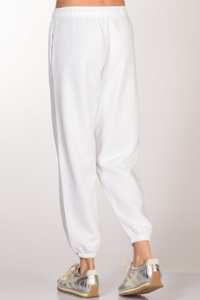 Polo Ralph Lauren Pantaloni Felpa Bianco Donna - 6