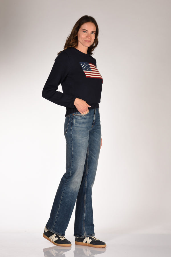 Polo Ralph Lauren Jeans Blu Chiaro Donna-2